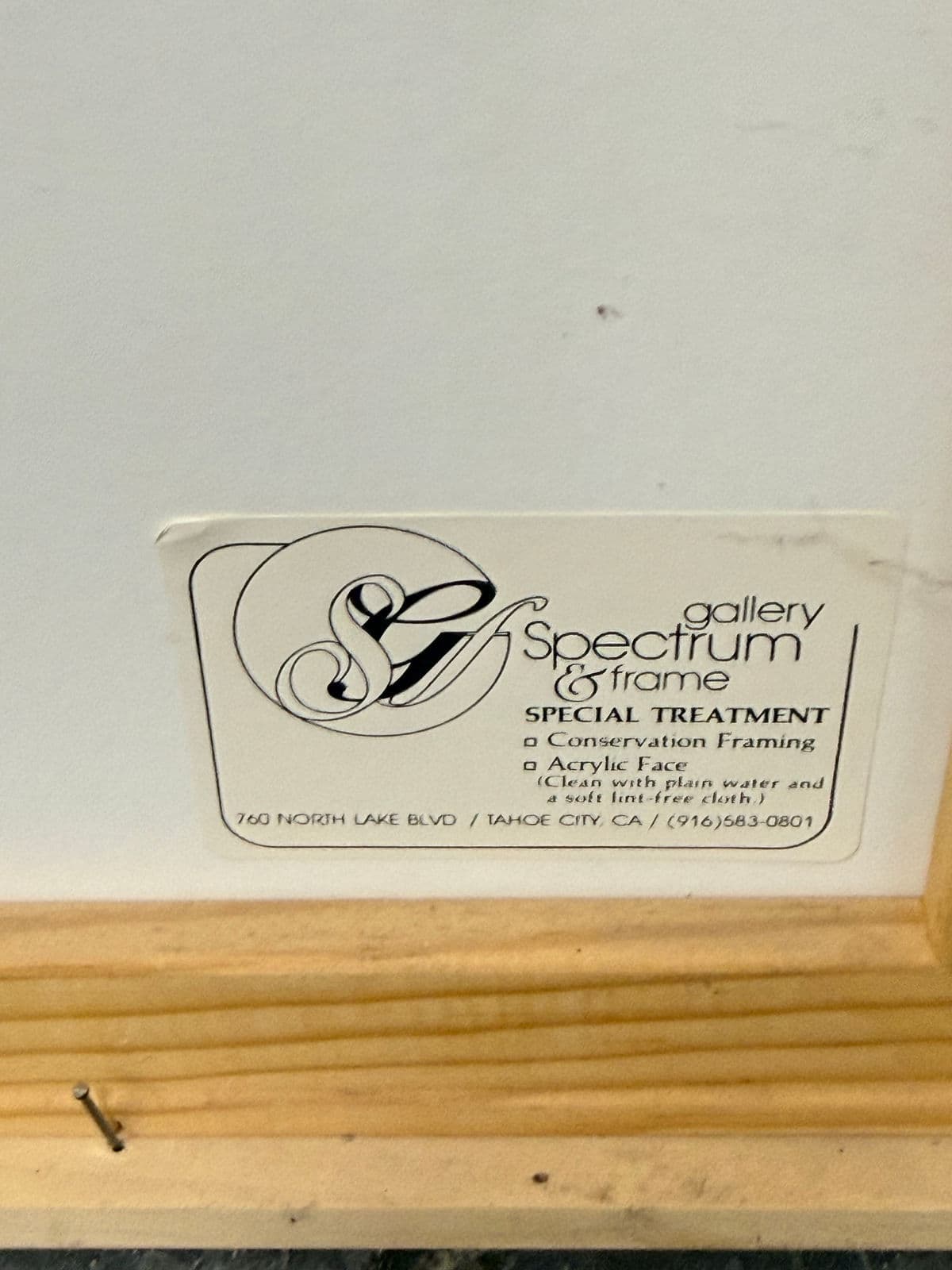 Circa 1984 Signed Lake Tahoe Summer Music Festival Print, Framed - Thumbnail 11