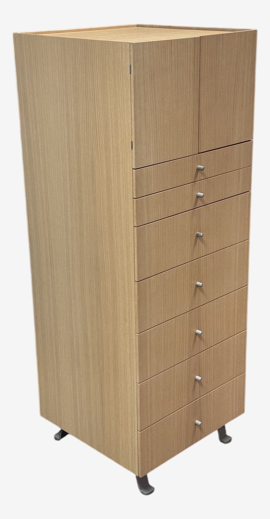 Jesse Oak Wood Jewelry Chest of Drawers - Image 1