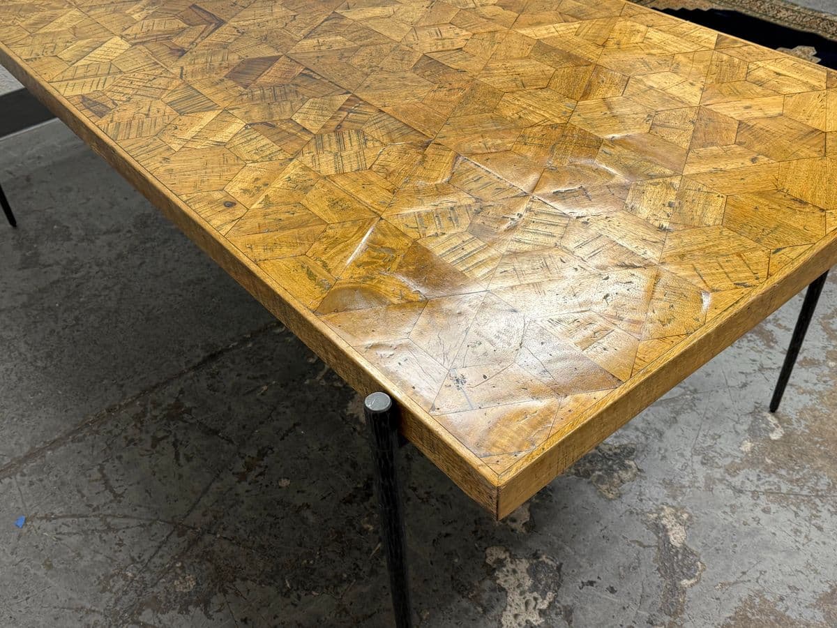 Karina Living Myla Mango Wood Dining Table - Thumbnail 13