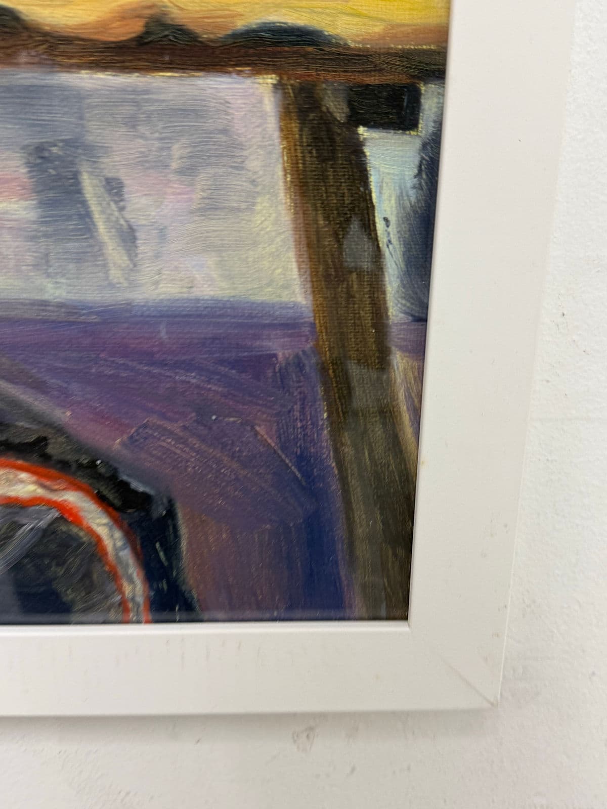 Figurative Artwork Man Waiting at the Window, Framed - Thumbnail 12