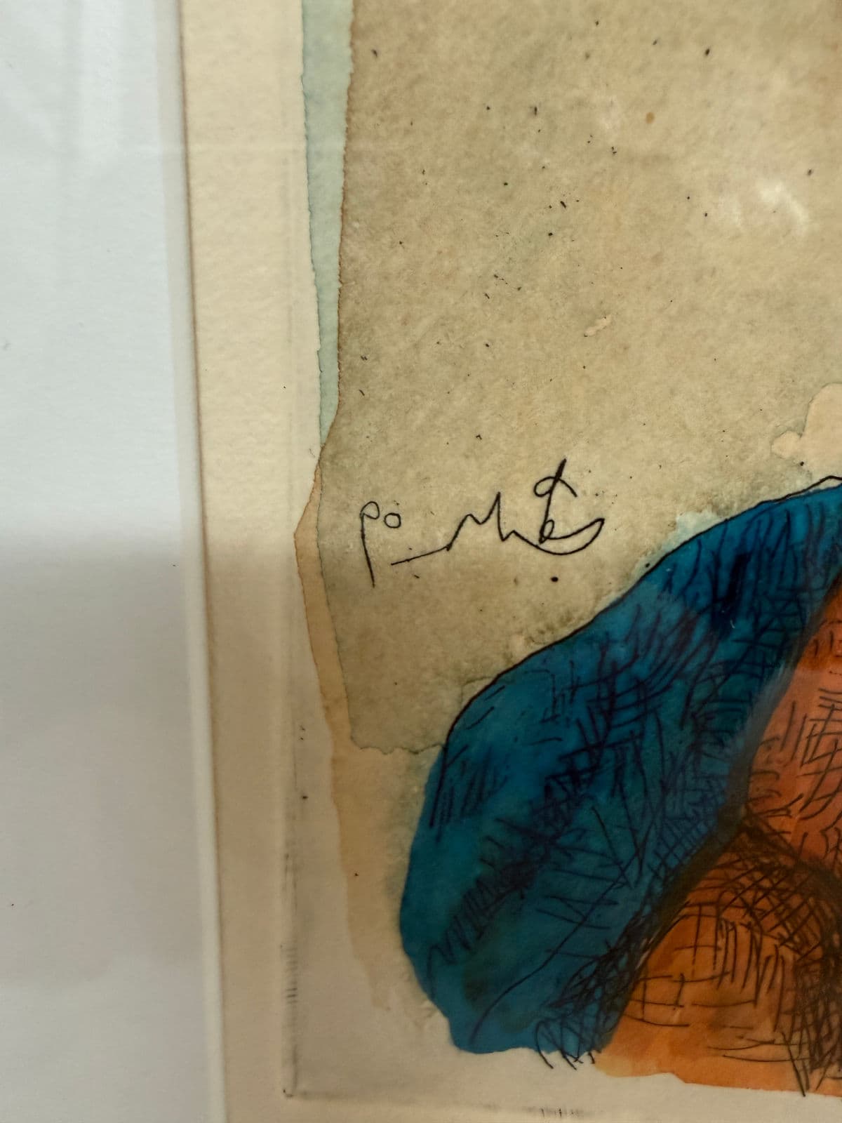 Artist Proof Artwork "Tibetan Man", Signed + Framed - Thumbnail 7