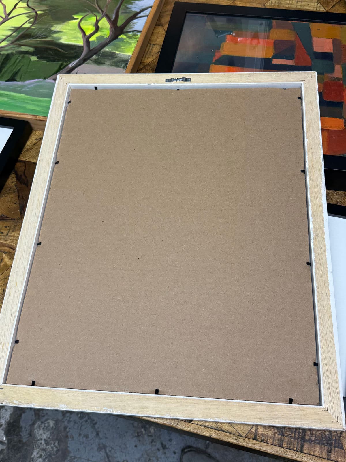 Figurative Artwork Man Waiting at the Window, Framed - Thumbnail 9