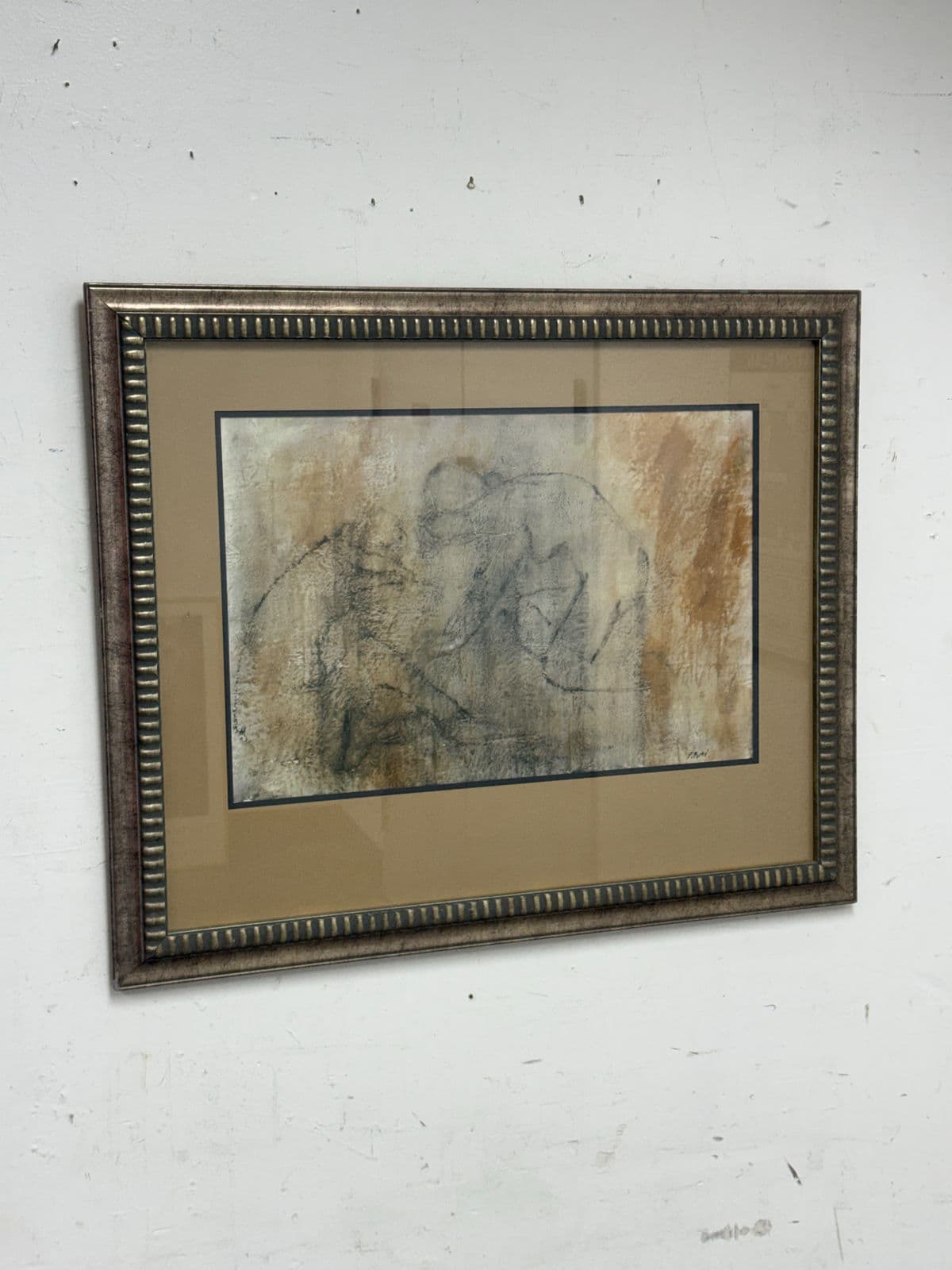 P. Forte Signed Original Painting, Framed - Thumbnail 9