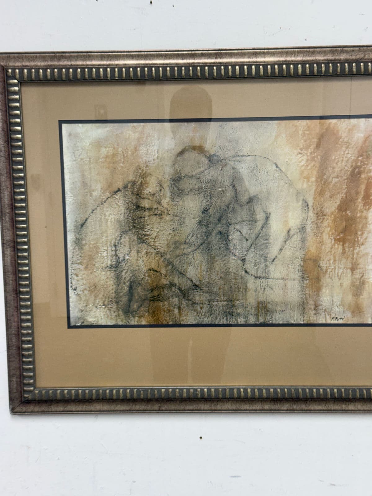 P. Forte Signed Original Painting, Framed - Thumbnail 8