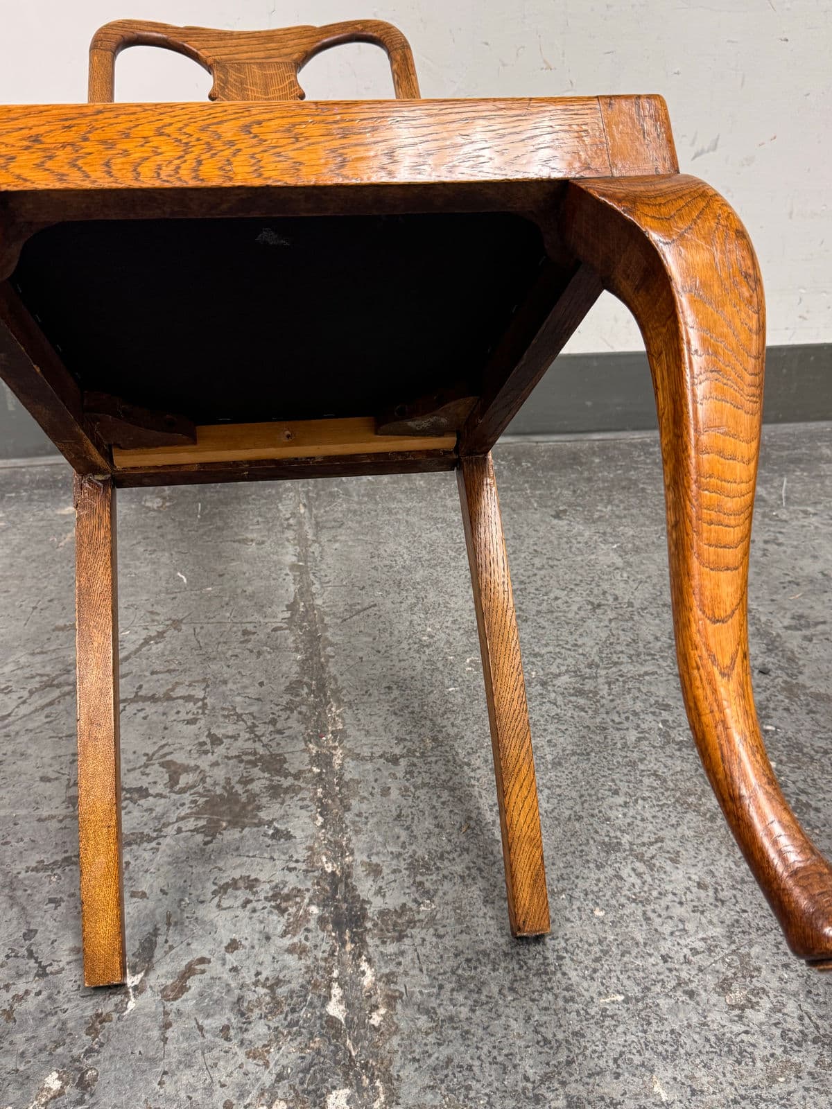 Antique Queen Anne Dining Side Chairs, Set of Four - Thumbnail 13