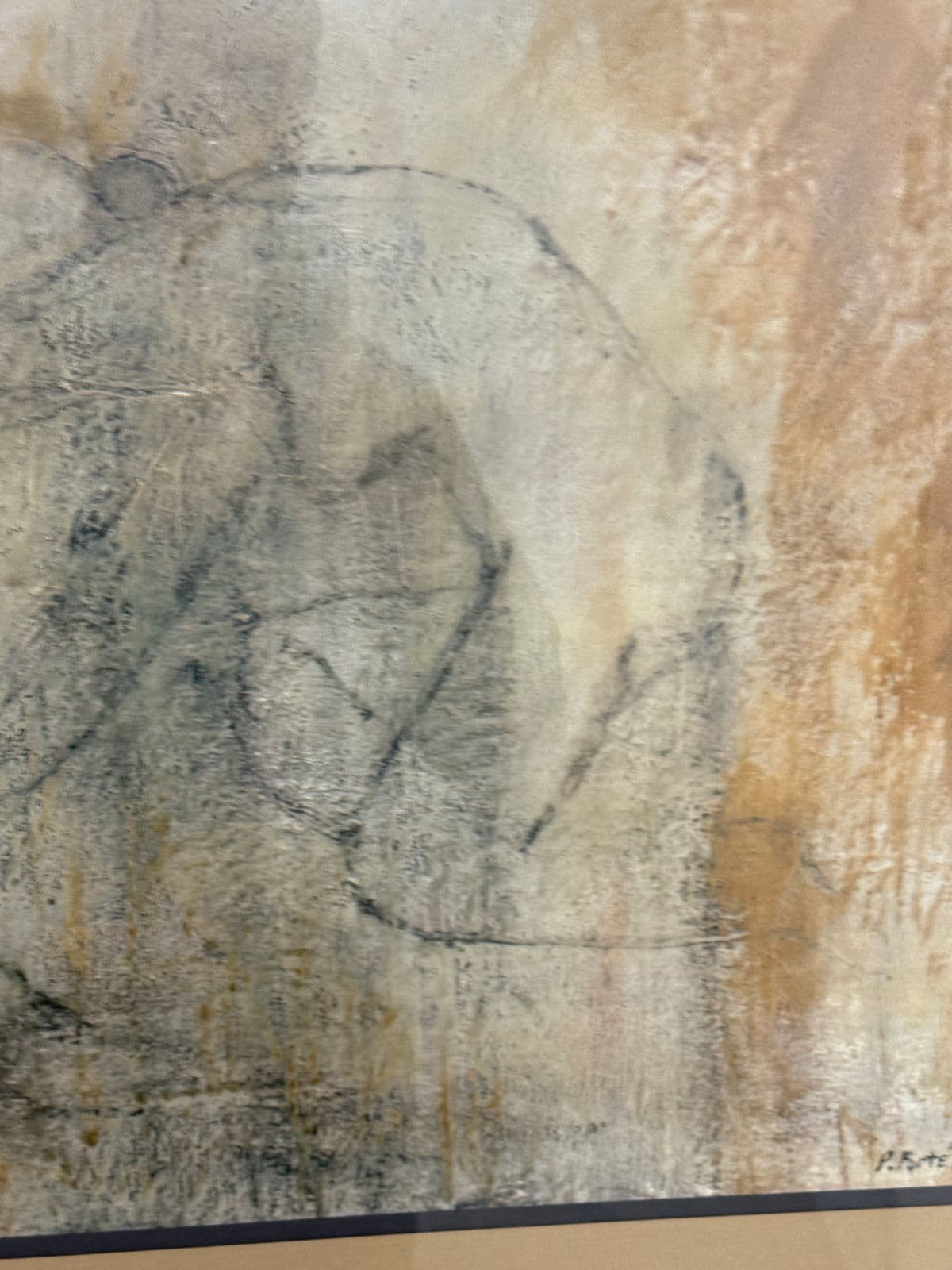 P. Forte Signed Original Painting, Framed - Thumbnail 11