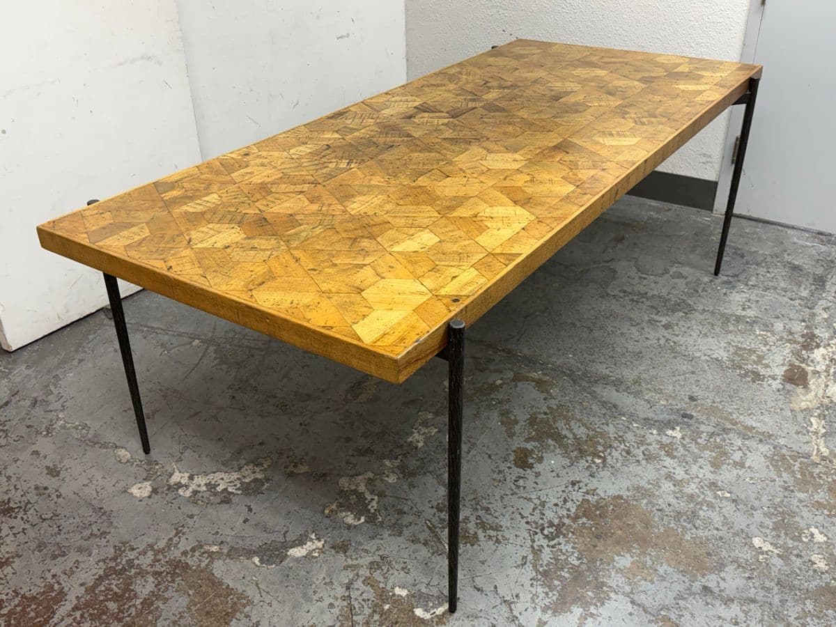 Karina Living Myla Mango Wood Dining Table - Thumbnail 4