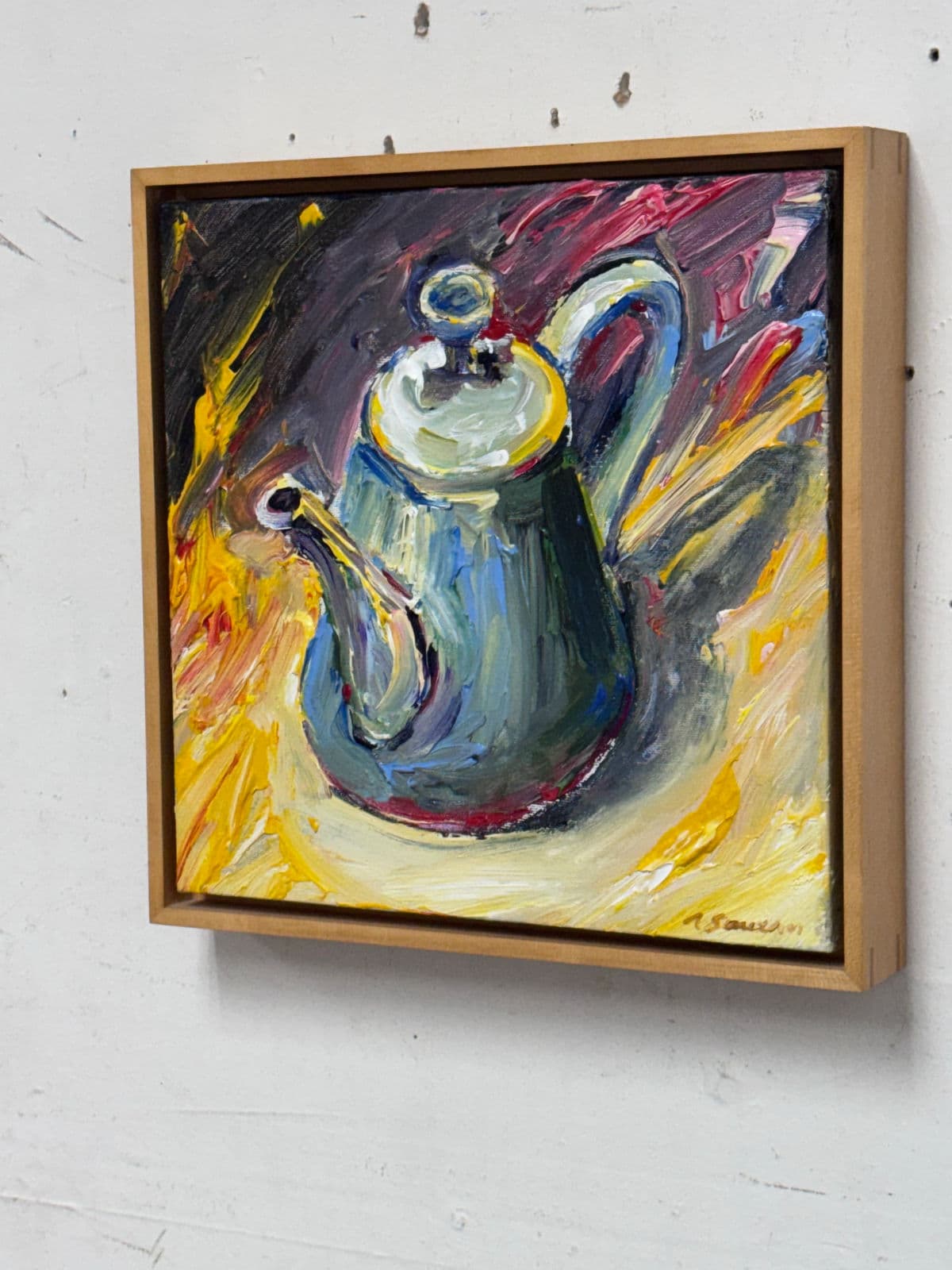 Circa 2001 Albert Smith Abstract Teapot, Framed - Thumbnail 8