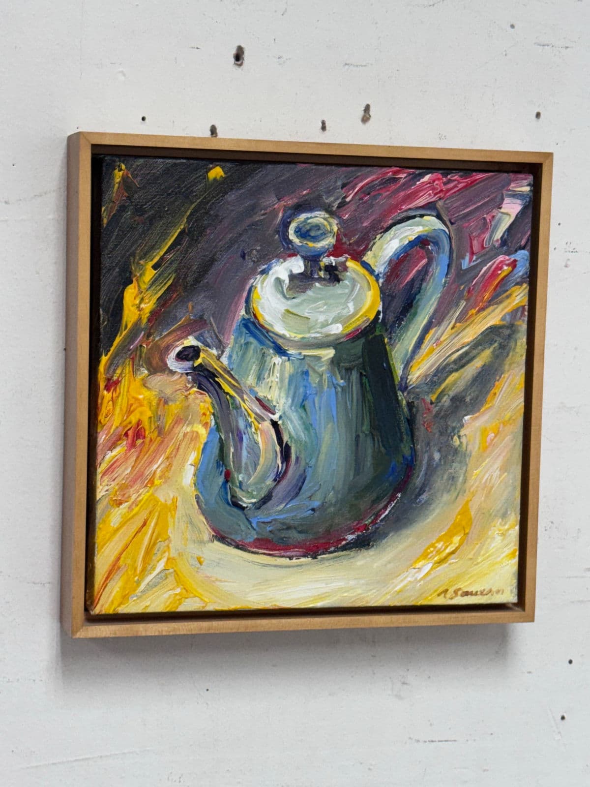 Circa 2001 Albert Smith Abstract Teapot, Framed - Thumbnail 3