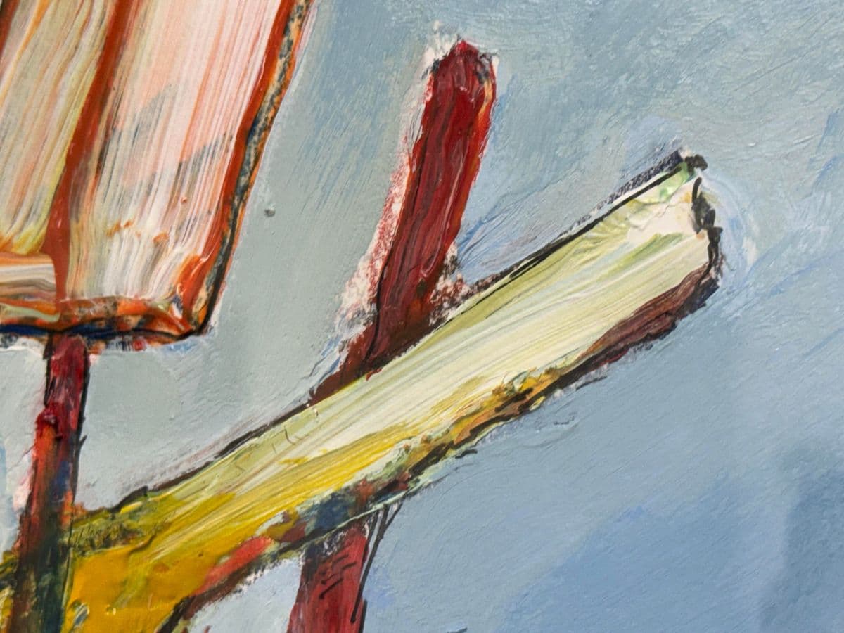 Circa 1995 Albert Smith Custom Abstract, Framed - Thumbnail 9