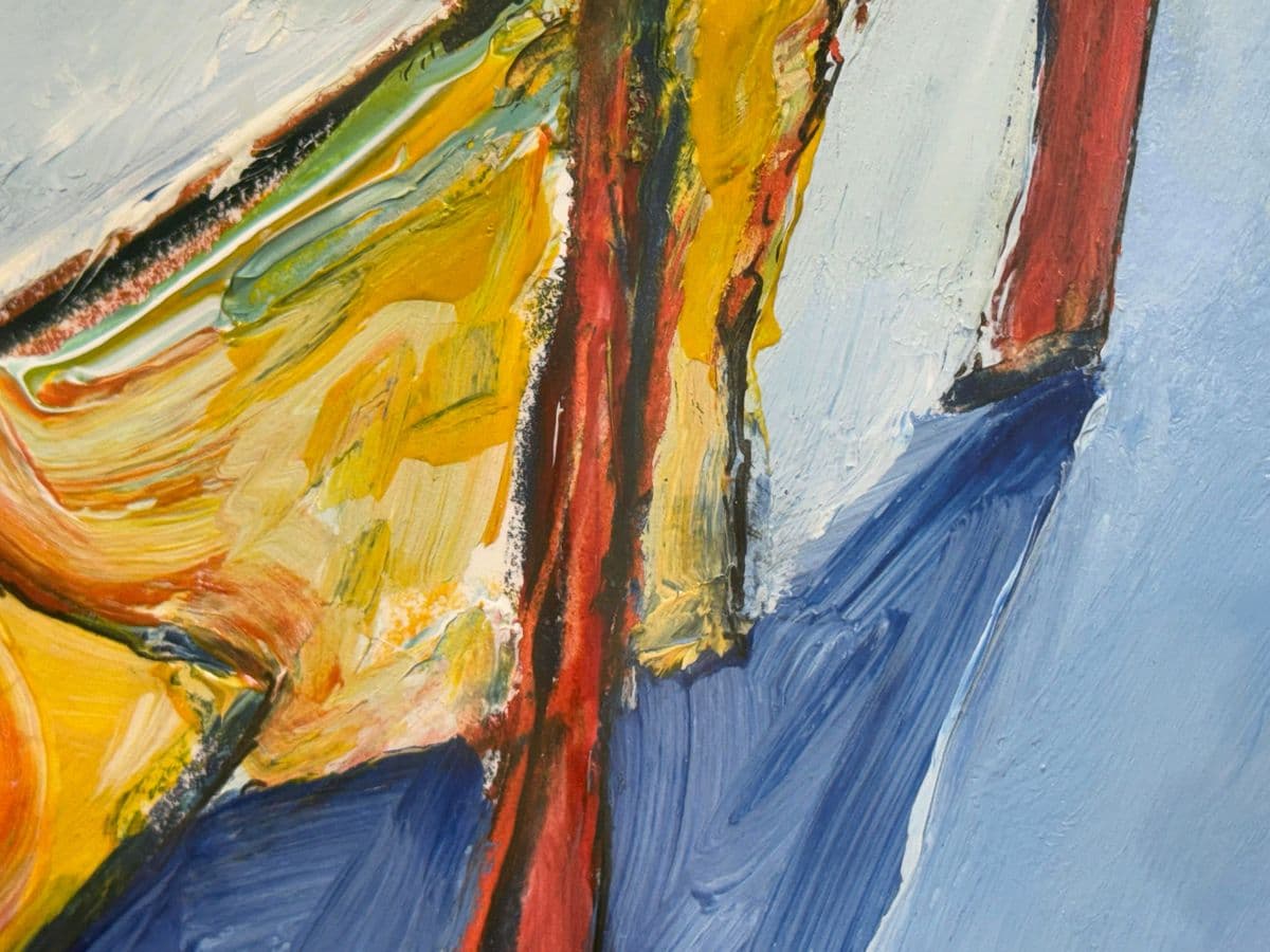 Circa 1995 Albert Smith Custom Abstract, Framed - Thumbnail 8