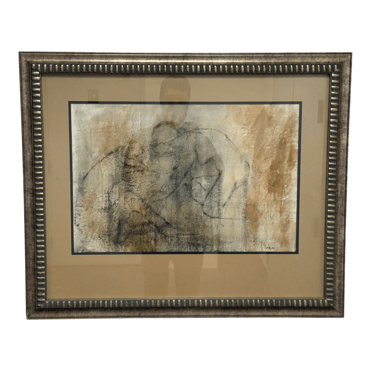 P. Forte Signed Original Painting, Framed - Thumbnail 2