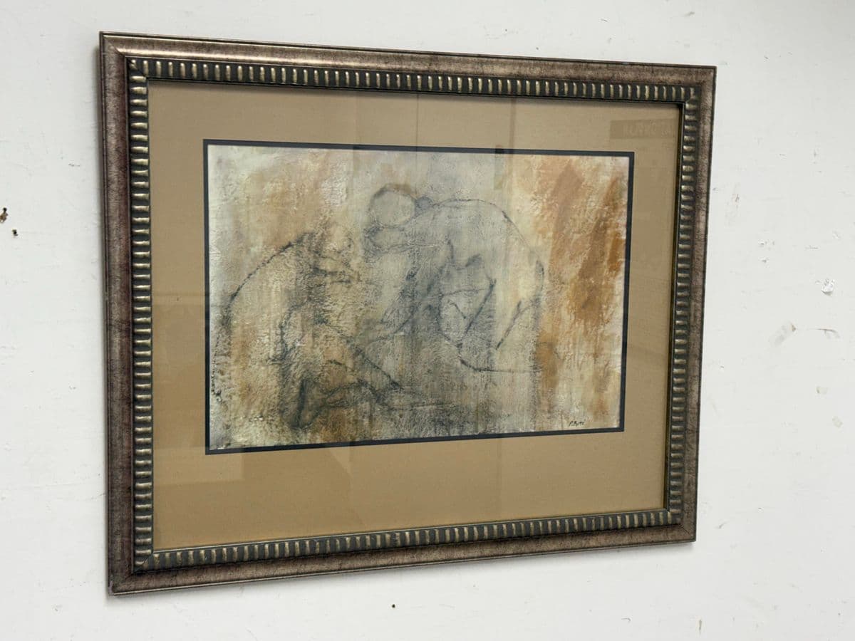 P. Forte Signed Original Painting, Framed - Thumbnail 6