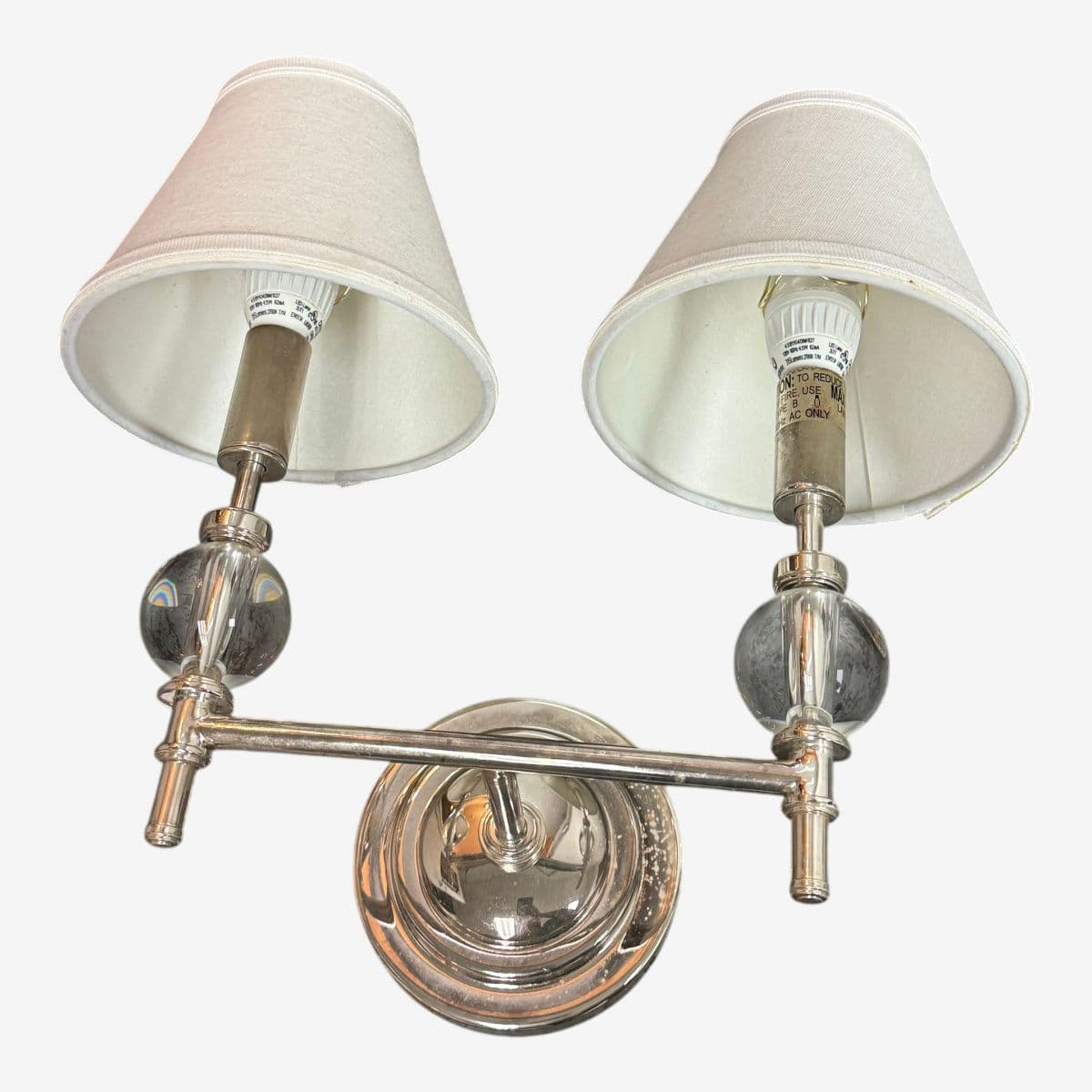 Restoration Hardware Wilshire Double Light Wall Sconce - Image 1