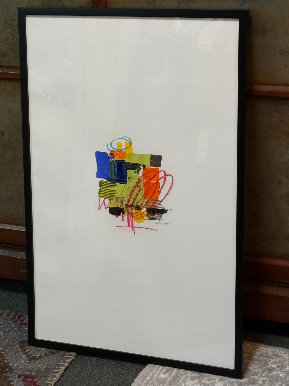 Isabel Wyatt "Zippy" Original Painting, Signed - Thumbnail 3