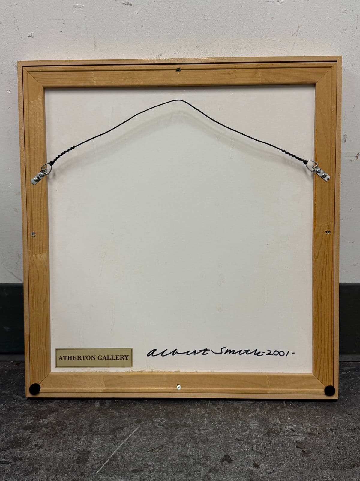 Circa 2001 Albert E. Smith Abstract Painting, Framed - Thumbnail 12