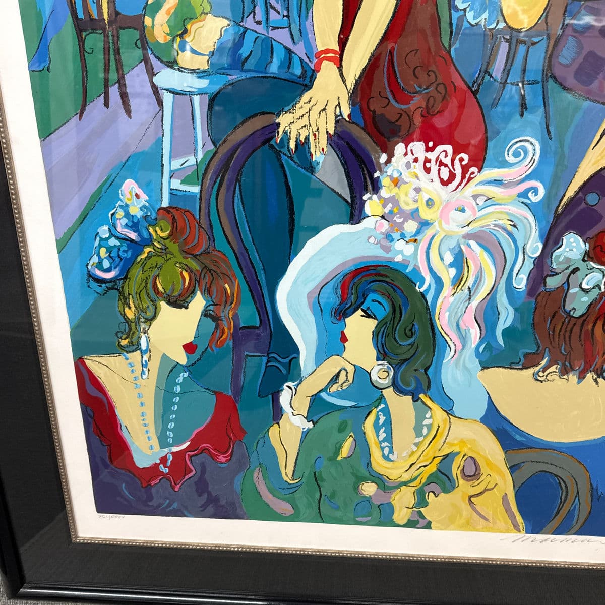 Circa 1994 Isaac Maimon "Cabaret", Signed - Thumbnail 6