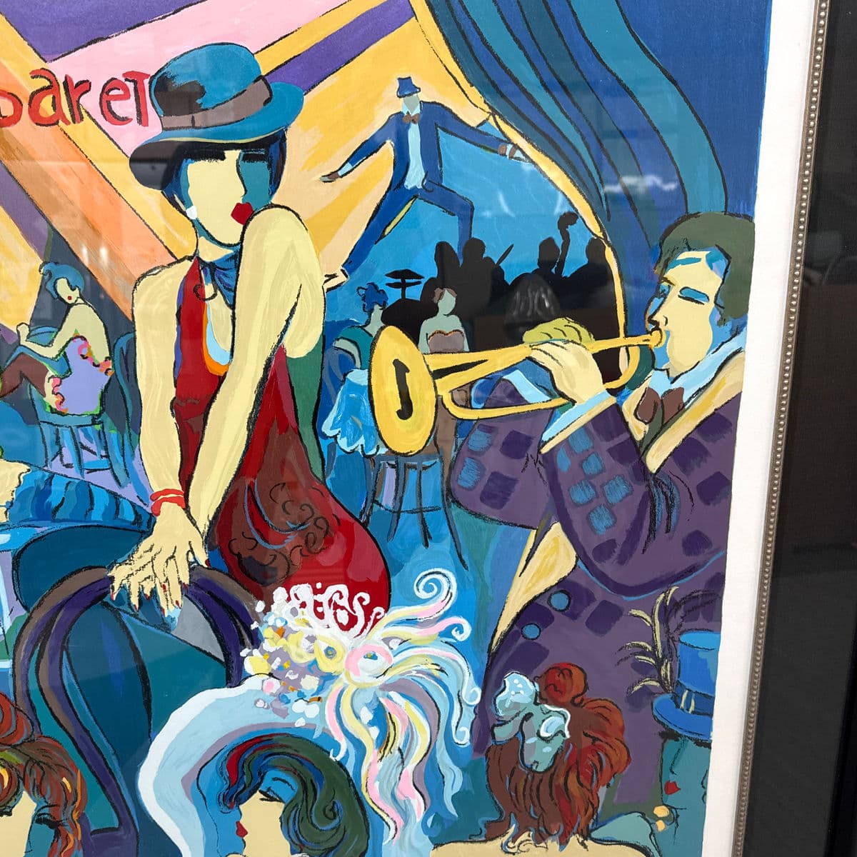 Circa 1994 Isaac Maimon "Cabaret", Signed - Thumbnail 5