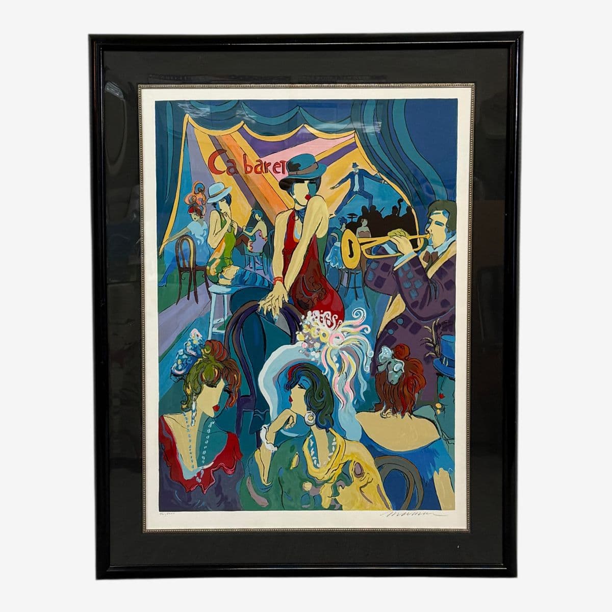 Circa 1994 Isaac Maimon "Cabaret", Signed - Image 1