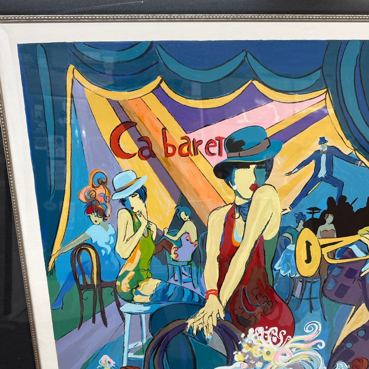 Circa 1994 Isaac Maimon "Cabaret", Signed - Thumbnail 4