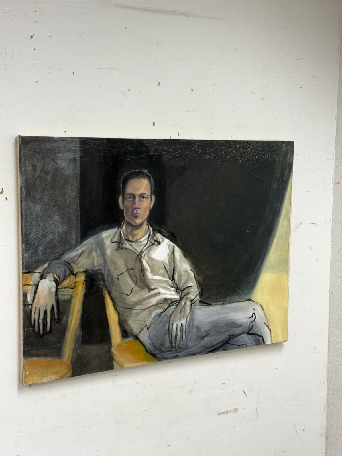 Figurative Portrait of a Man Reclining - Thumbnail 3
