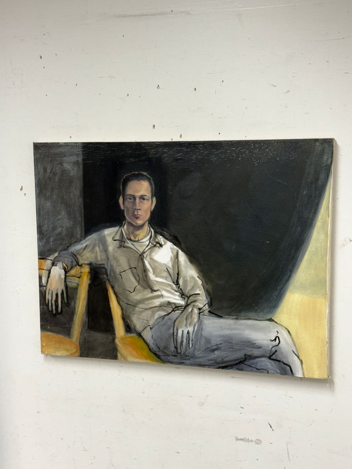 Figurative Portrait of a Man Reclining - Thumbnail 4