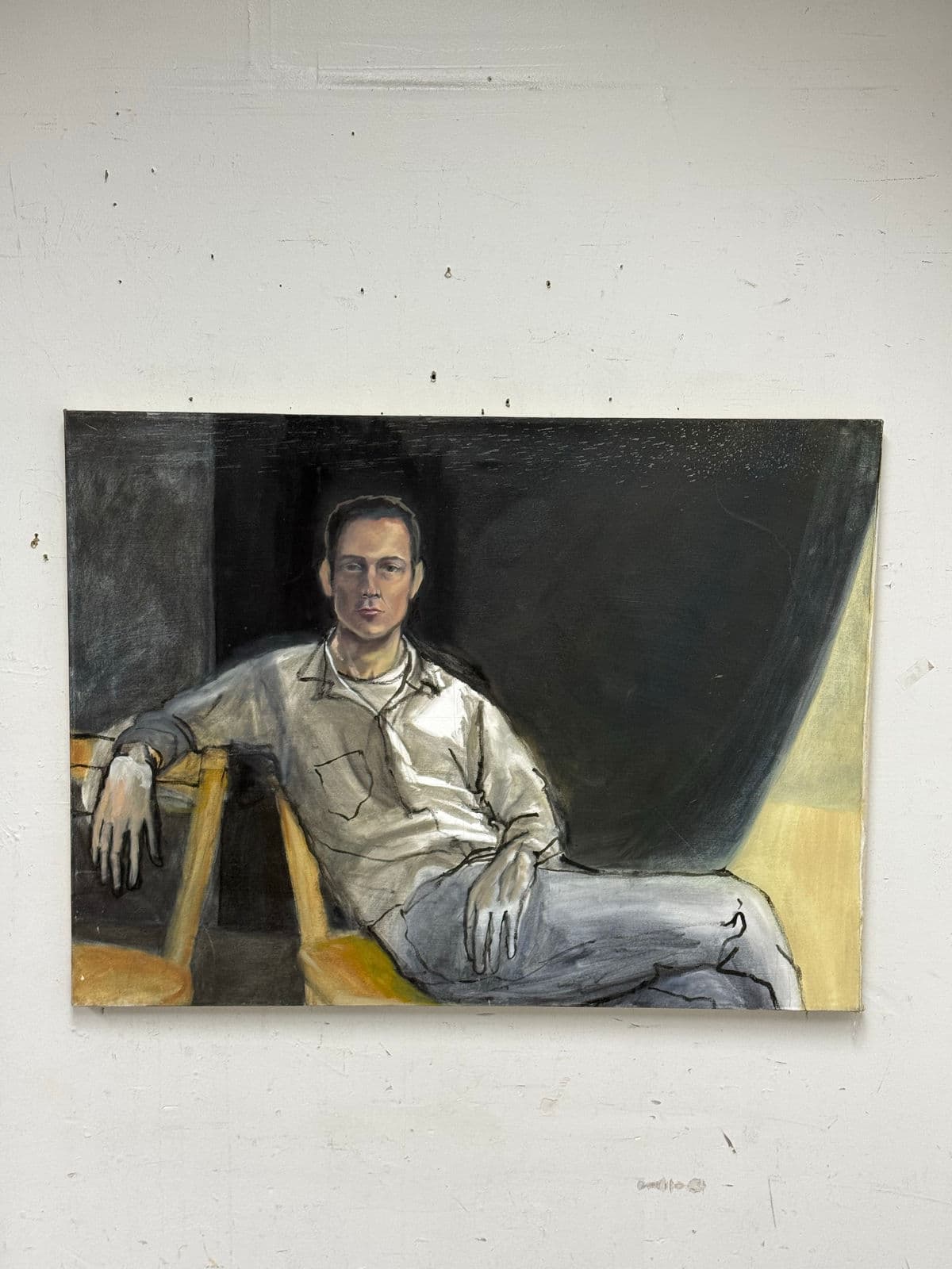 Figurative Portrait of a Man Reclining - Thumbnail 13
