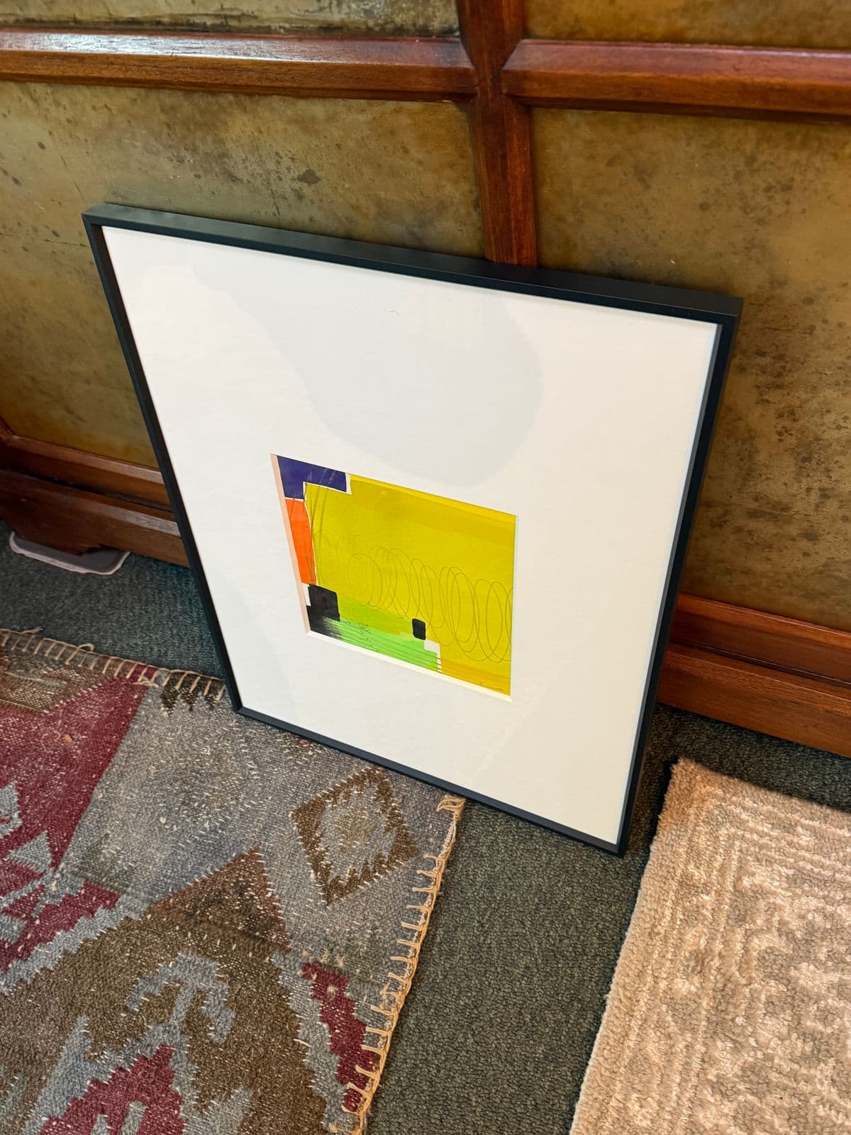 Isabel Wyatt "Yellow Colorform" Original Painting, Signed - Thumbnail 10