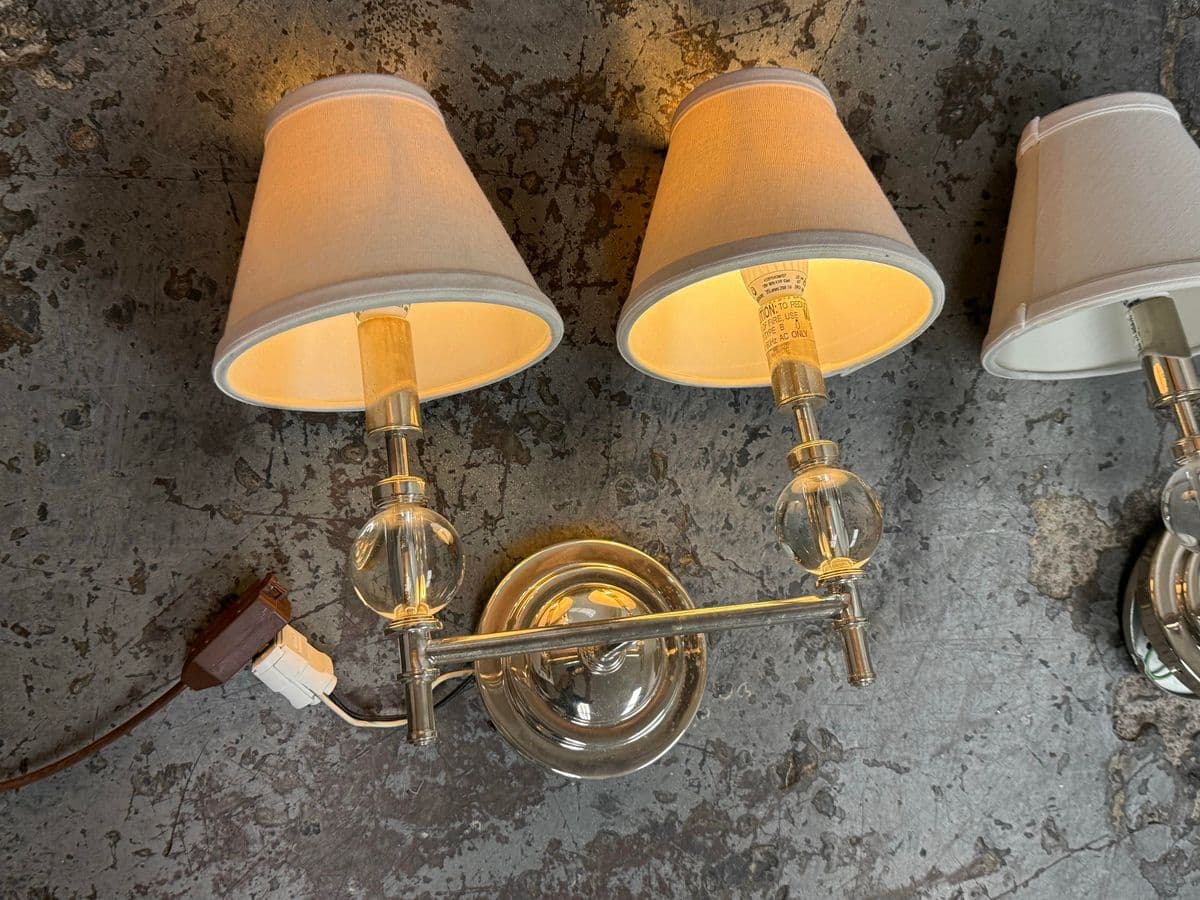 Restoration Hardware Wilshire Double Sconces, Pair - Thumbnail 11