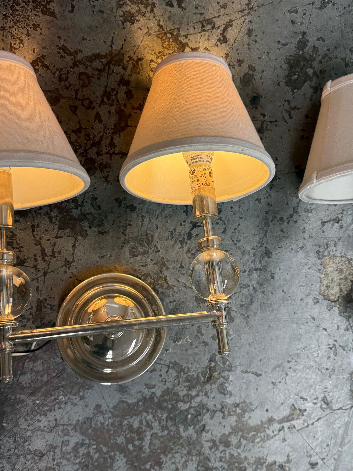 Restoration Hardware Wilshire Double Sconces, Pair - Thumbnail 7