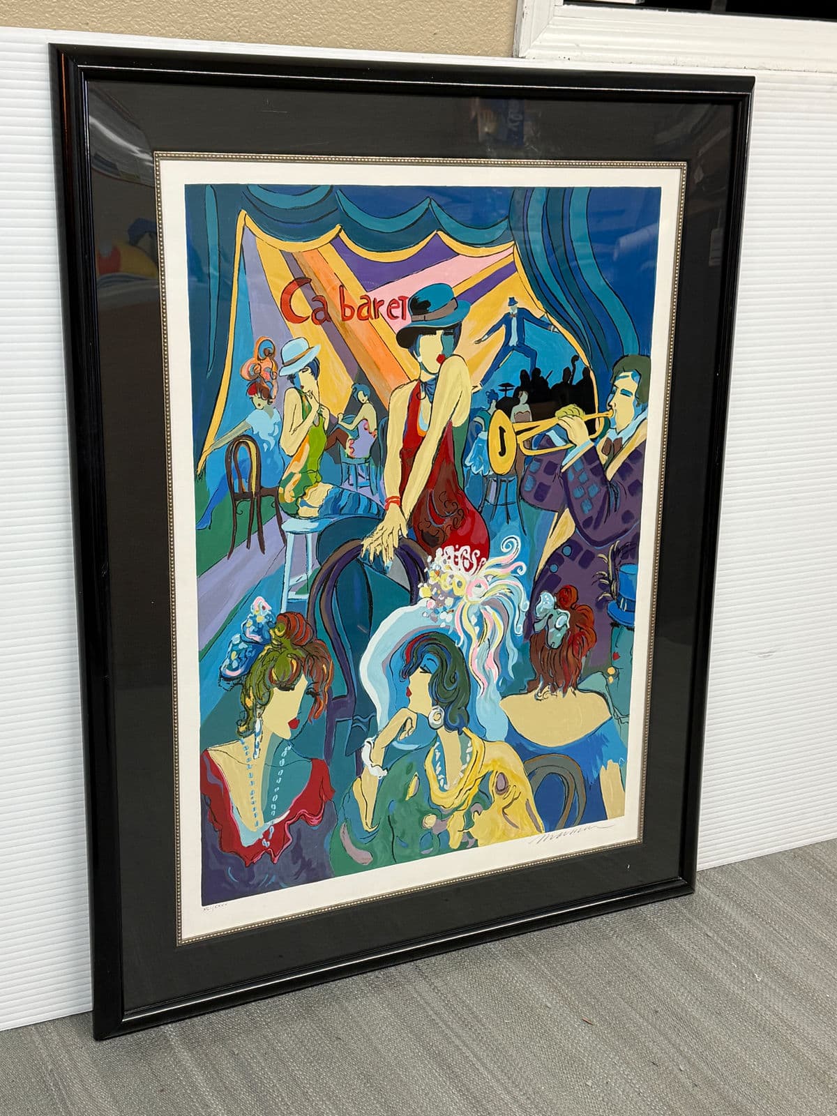 Circa 1994 Isaac Maimon "Cabaret", Signed - Thumbnail 3