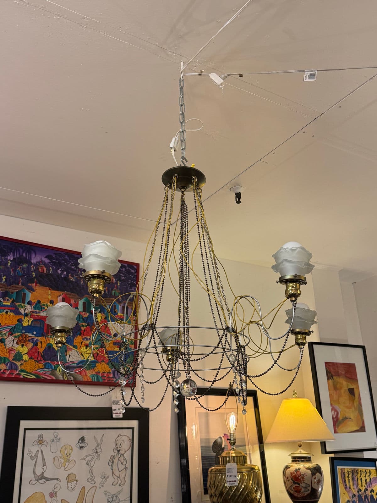 Jim Misner Lighting Custom Five Light Chandelier - Thumbnail 5