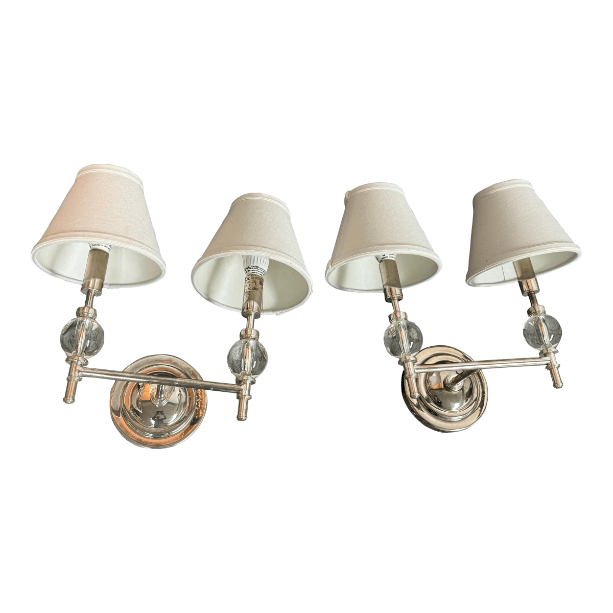 Restoration Hardware Wilshire Double Sconces, Pair - Thumbnail 2