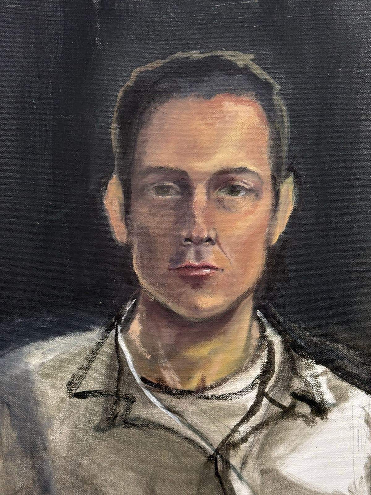 Figurative Portrait of a Man Reclining - Thumbnail 12