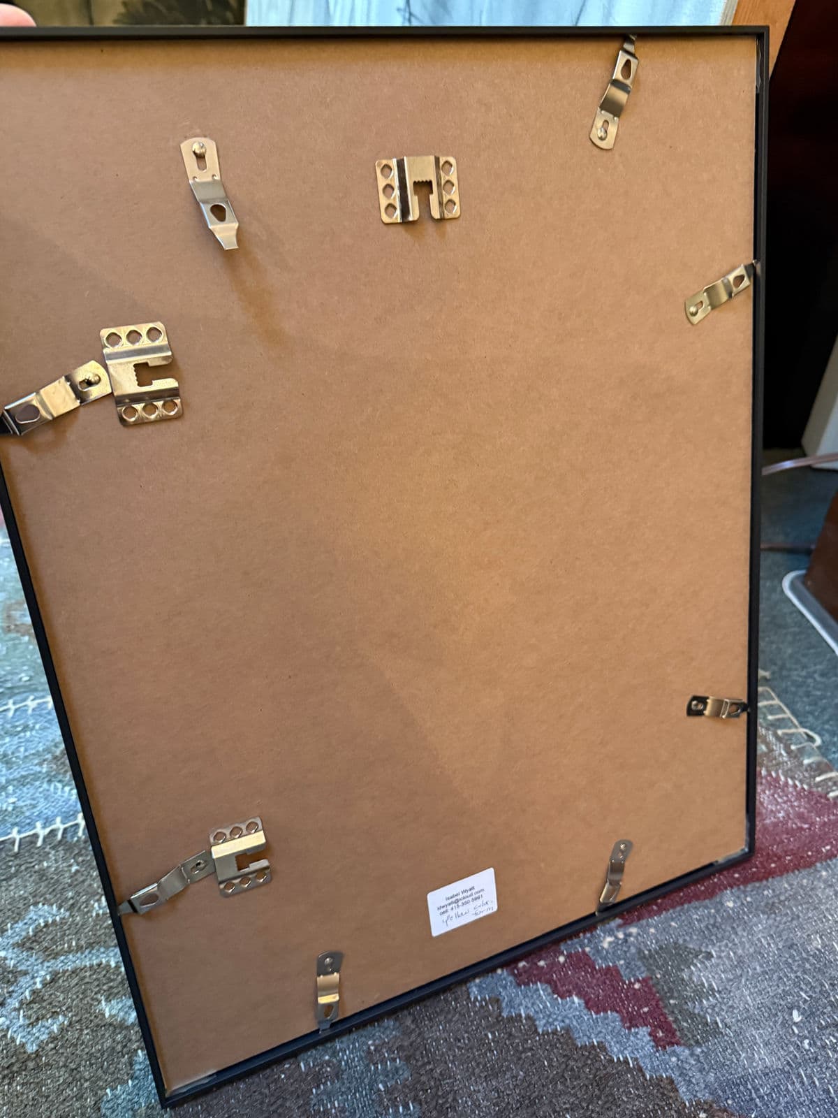 Isabel Wyatt "Yellow Colorform" Original Painting, Signed - Thumbnail 5