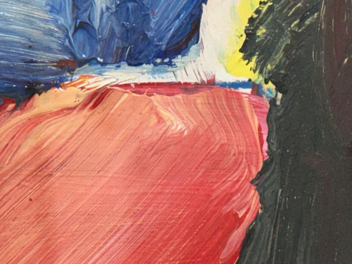 Circa 2001 Albert E. Smith Abstract Painting, Framed - Thumbnail 7