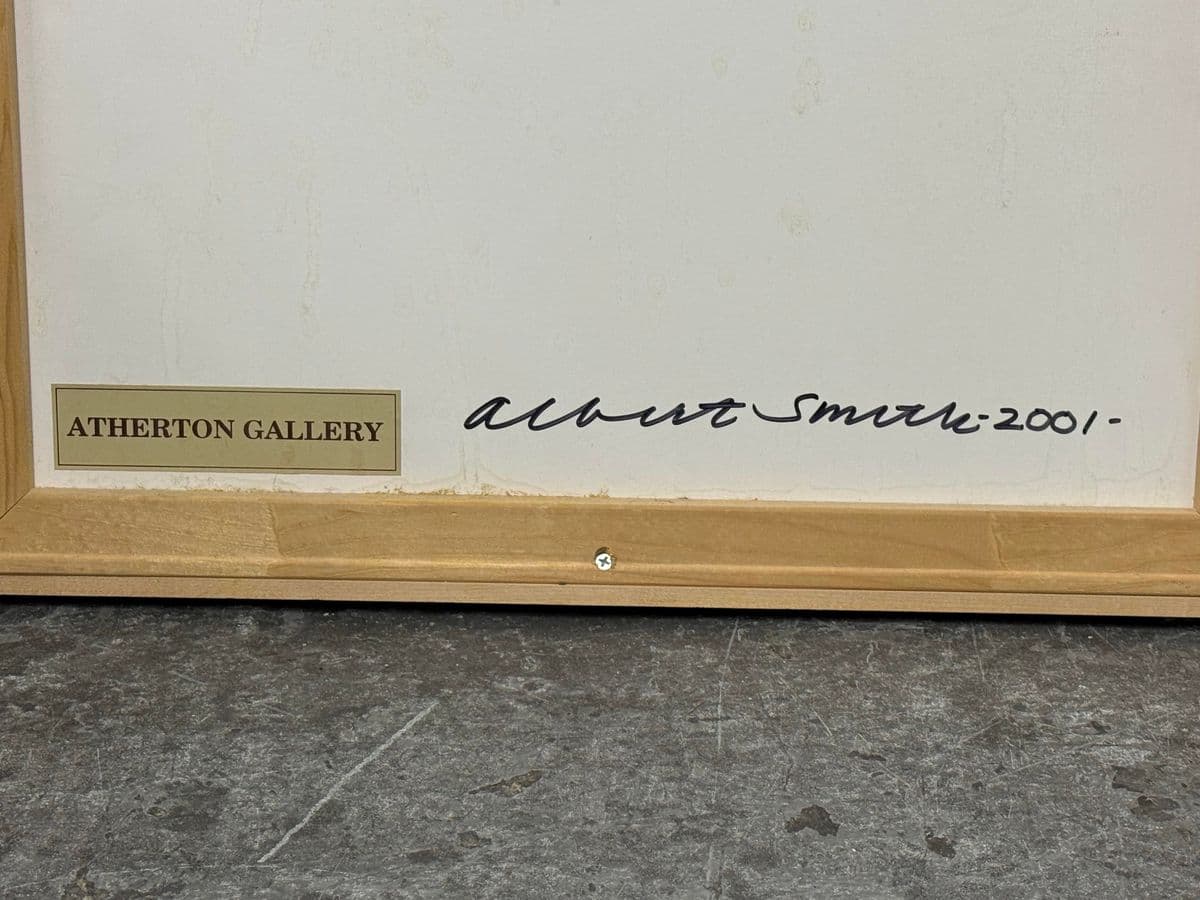 Circa 2001 Albert E. Smith Abstract Painting, Framed - Thumbnail 13