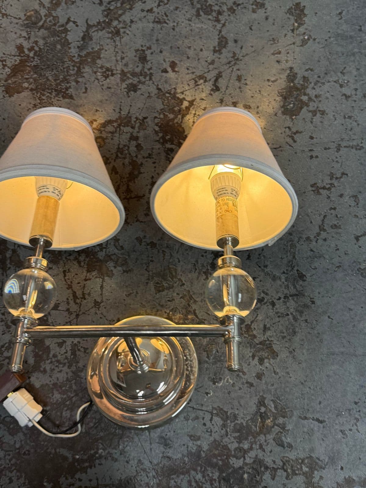 Restoration Hardware Wilshire Double Light Wall Sconce - Thumbnail 11