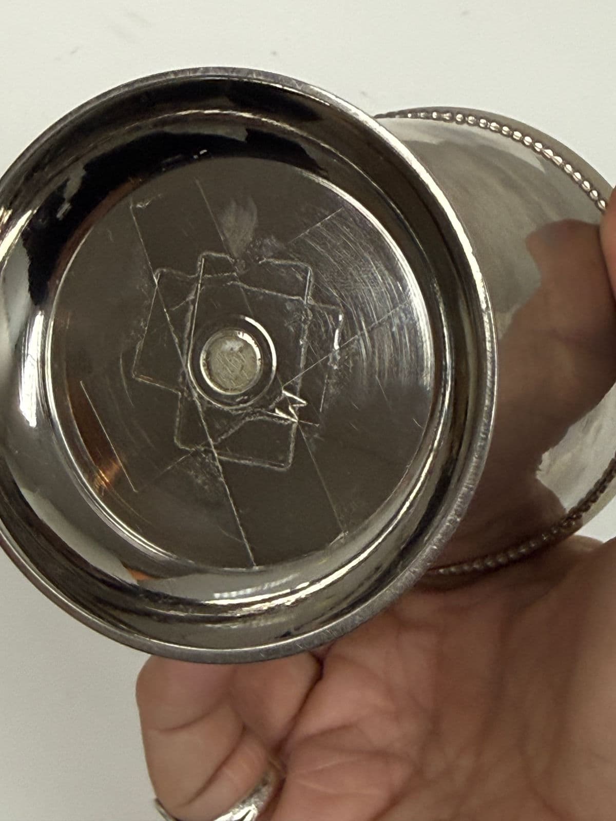 Antique Silver Plate Vase - Thumbnail 13