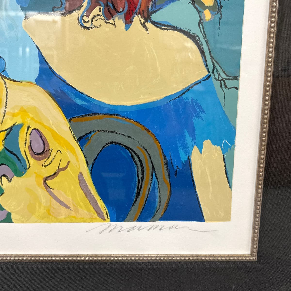 Circa 1994 Isaac Maimon "Cabaret", Signed - Thumbnail 8