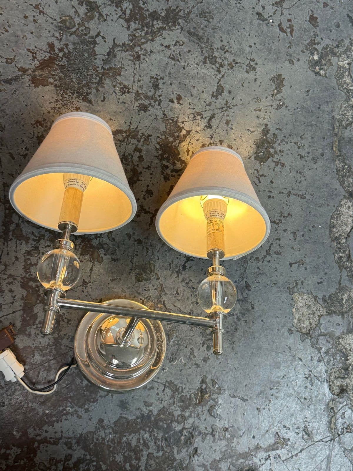 Restoration Hardware Wilshire Double Light Wall Sconce - Thumbnail 8