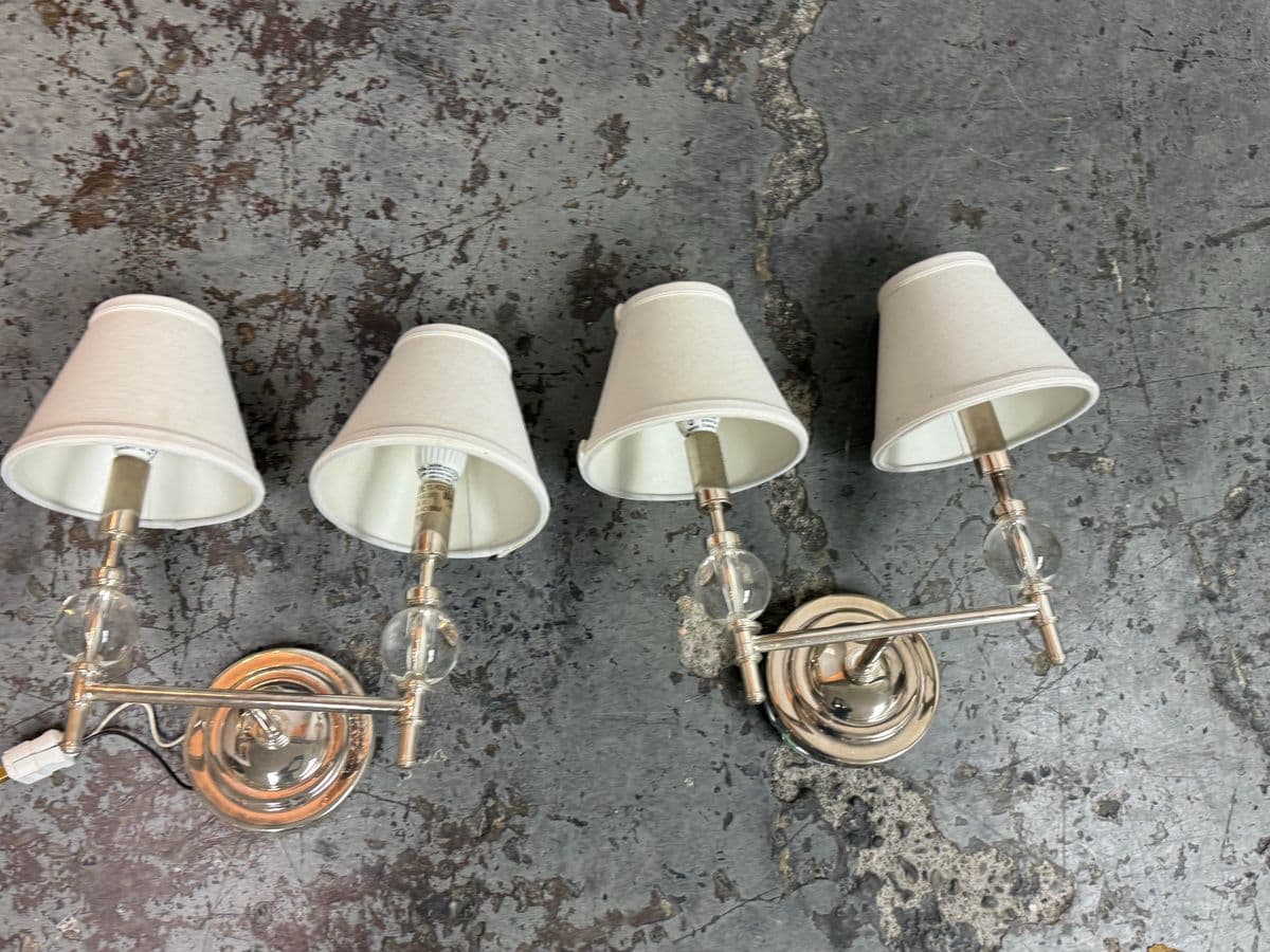 Restoration Hardware Wilshire Double Sconces, Pair - Thumbnail 3