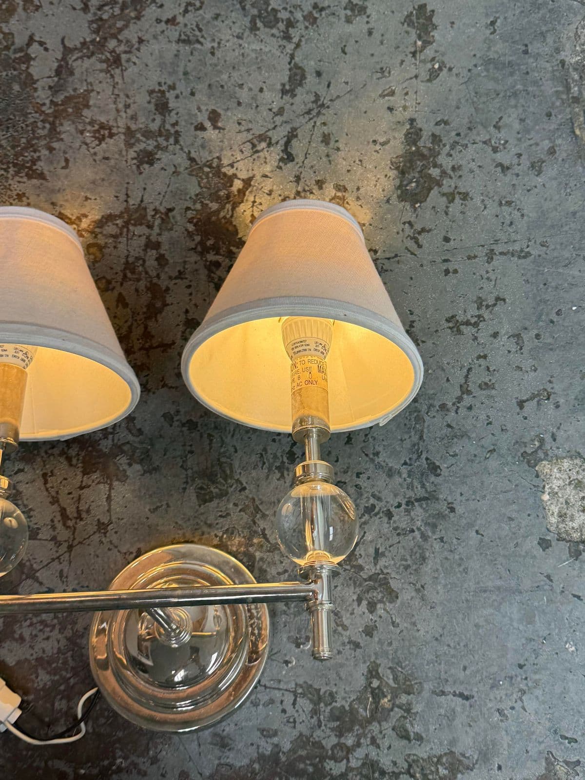 Restoration Hardware Wilshire Double Light Wall Sconce - Thumbnail 10