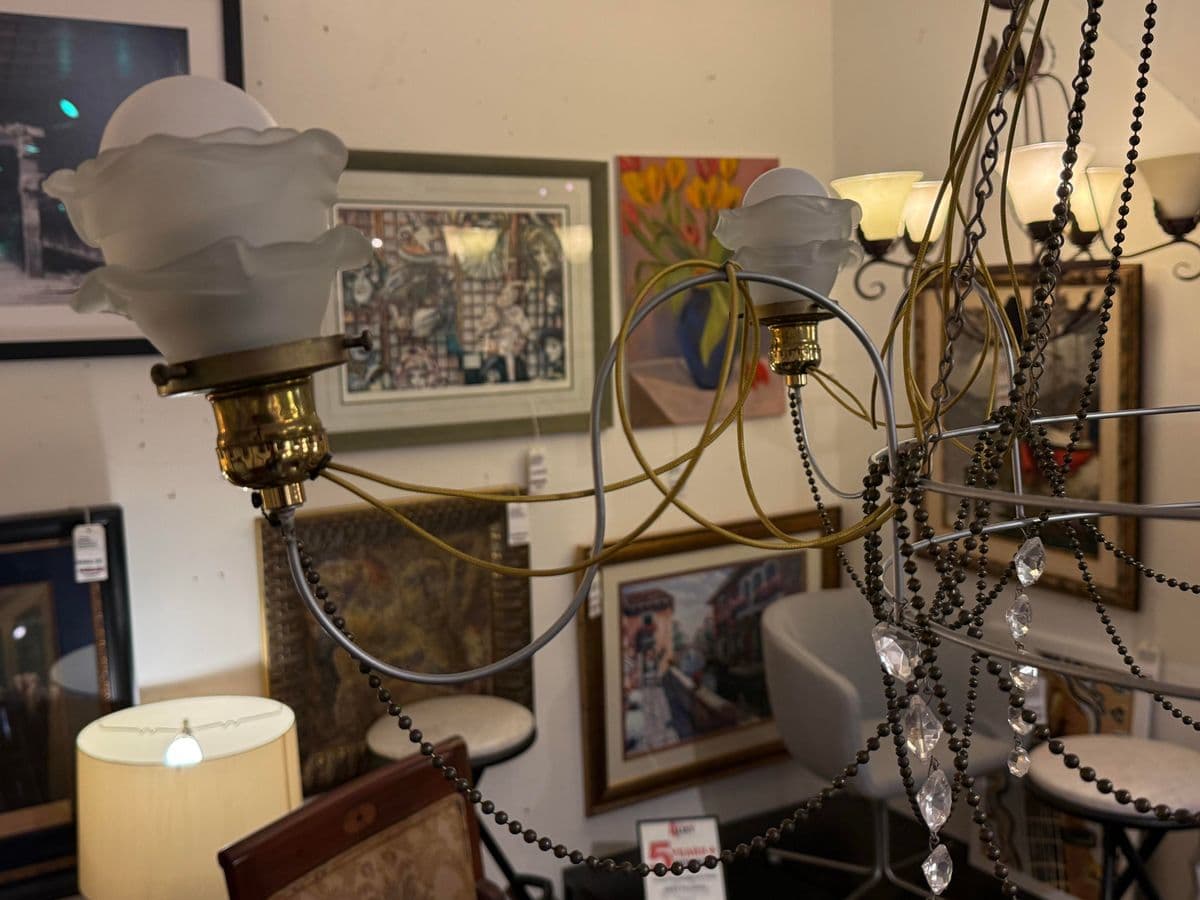 Jim Misner Lighting Custom Five Light Chandelier - Thumbnail 11