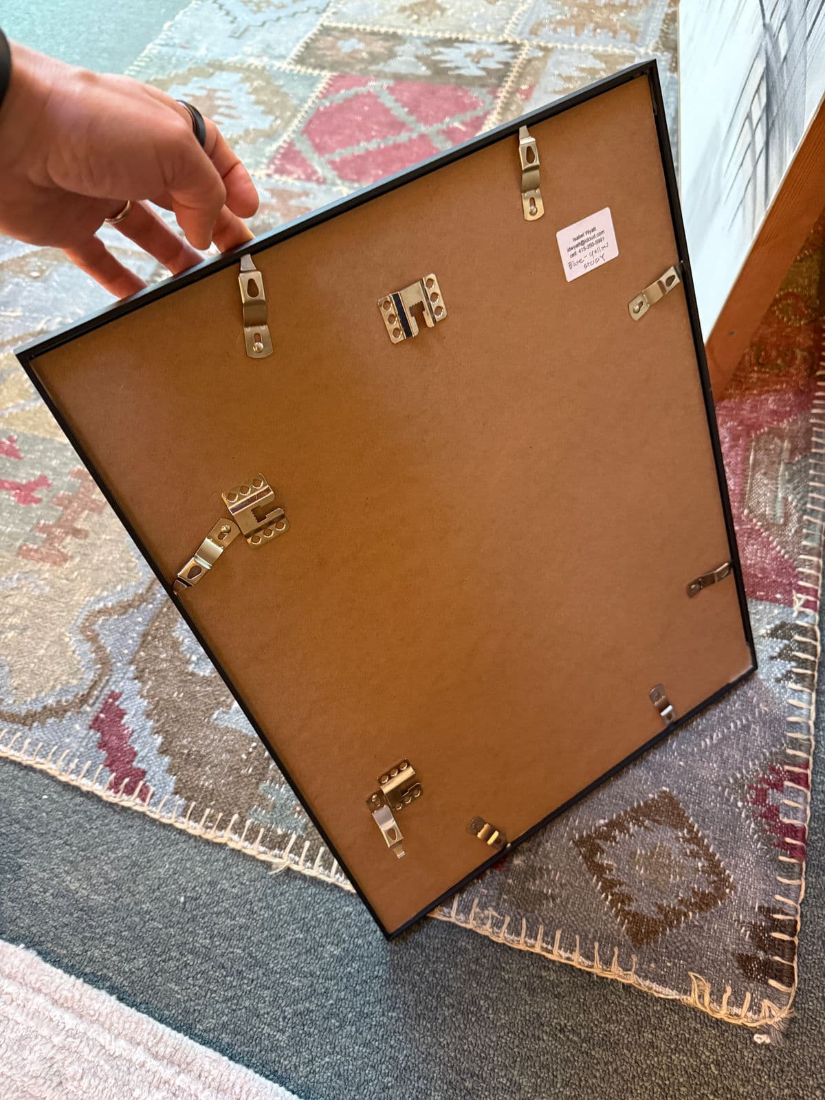 Isabel Wyatt "Blue Yellow Study" Original Painting - Thumbnail 11