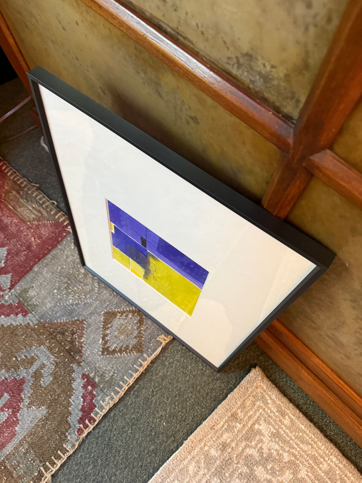 Isabel Wyatt "Blue Yellow Study" Original Painting - Thumbnail 7