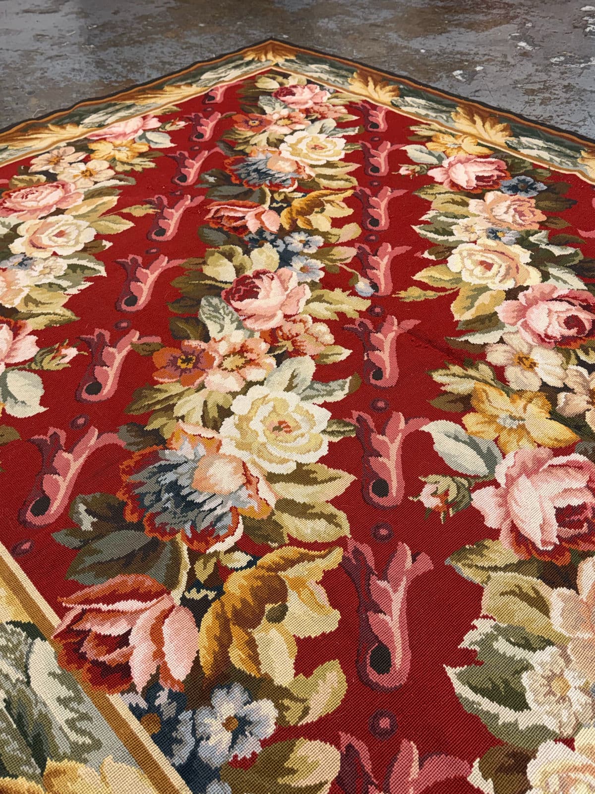 6ft × 8ft 6in Stark Arlington Needlepoint Rug - Thumbnail 3