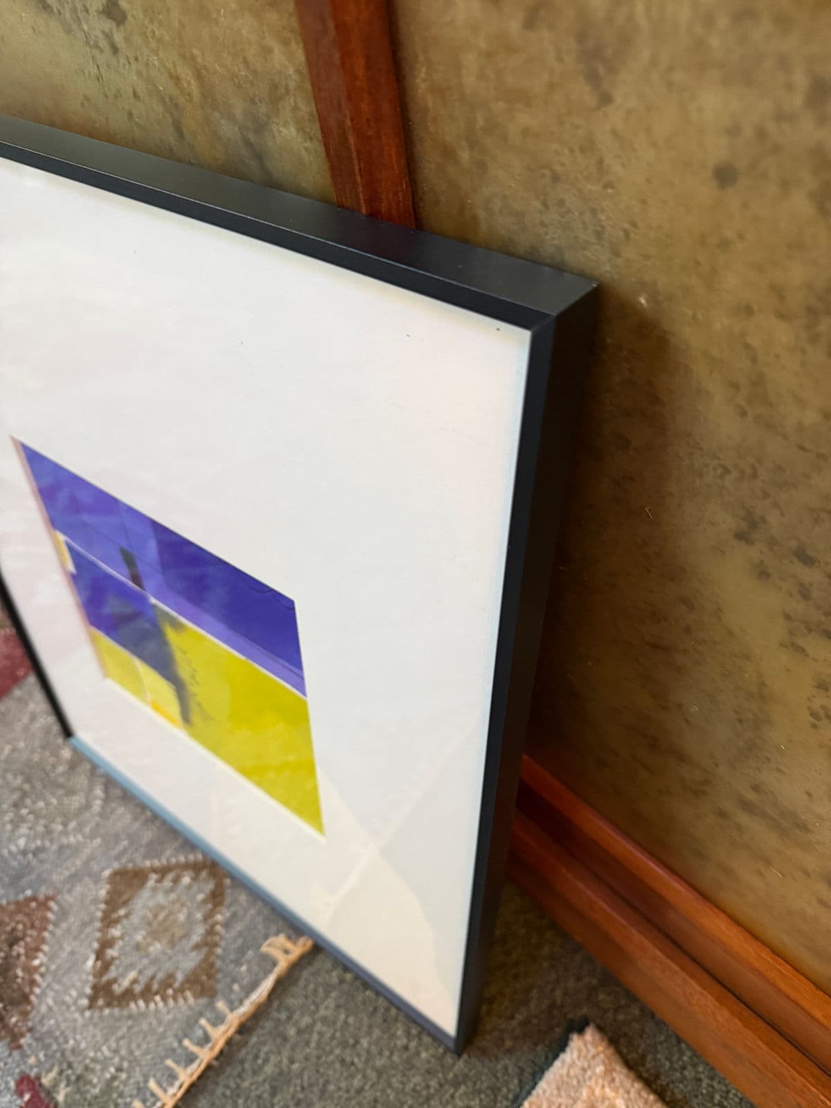 Isabel Wyatt "Blue Yellow Study" Original Painting - Thumbnail 9