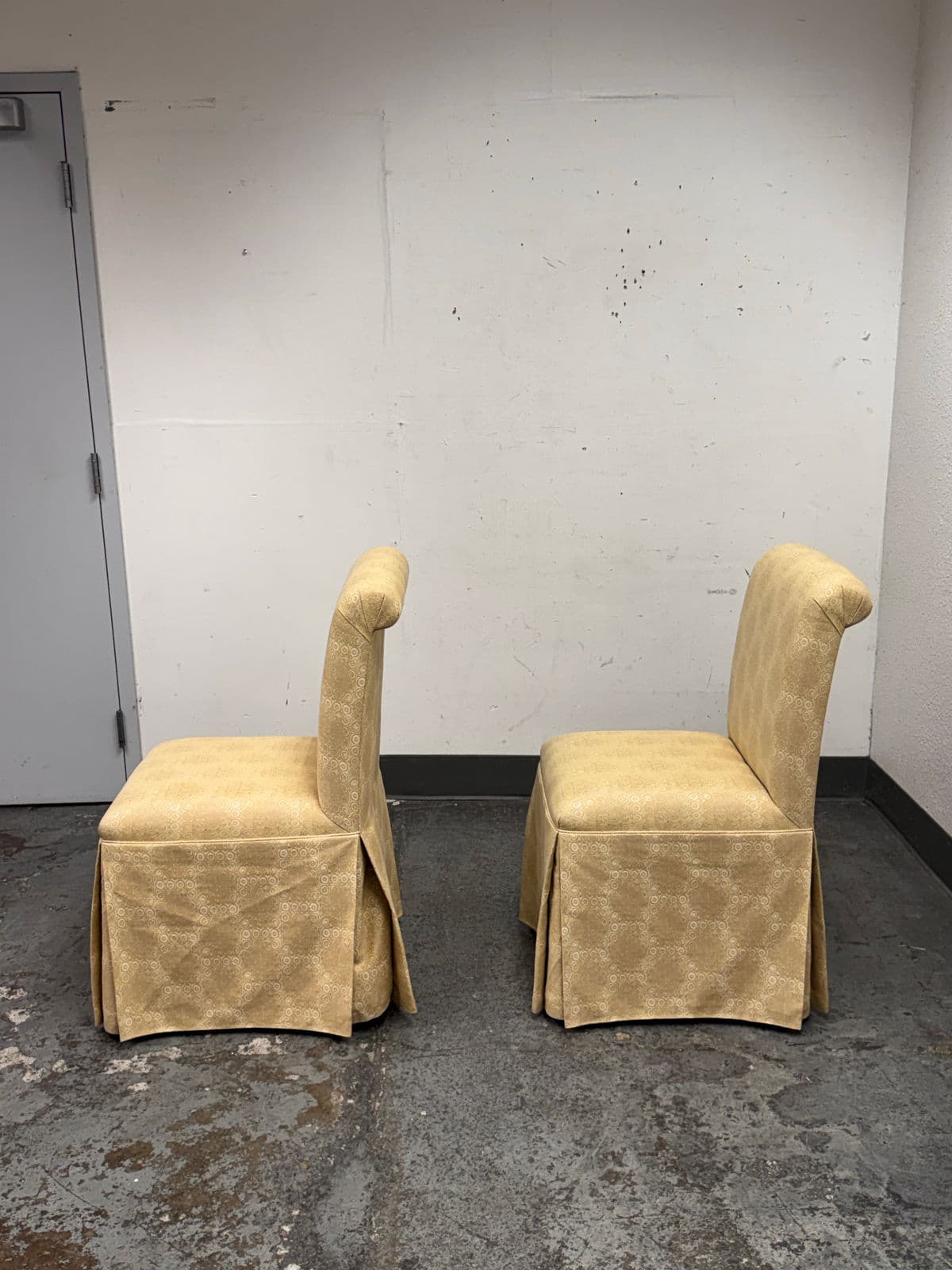 Custom Design Side Dining Chairs, Pair - Thumbnail 7