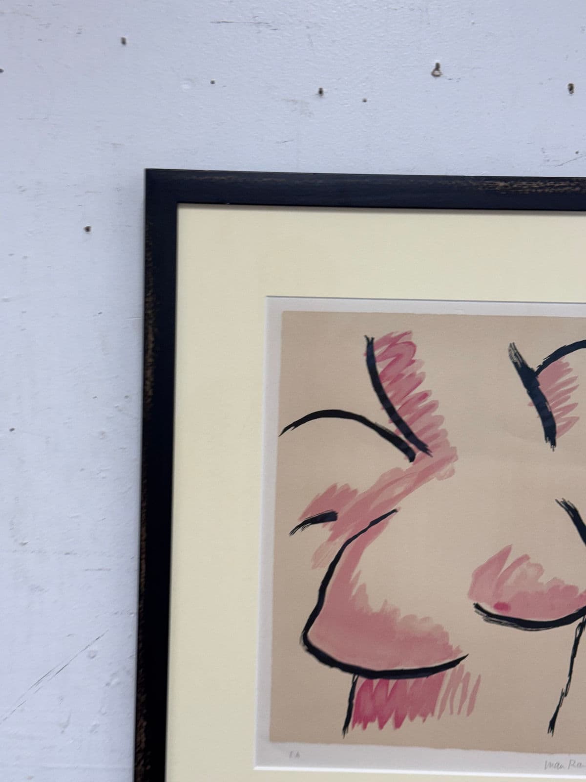 Circa 1971 Man Ray Surrealist Naked Energy, Signed - Thumbnail 9